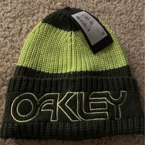 NWT TNP Deep Cuff Beanie Double Green Bar Unisex size U